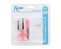 SET TIJERAS, LIMA Y CORTAUÑAS ROSA KIOKIDS