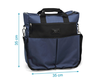 BOLSO BANDOLERA DE MATERNIDAD AZUL MARINO