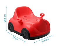 ORINAL COCHE ROJO KIOKIDS 32 CM