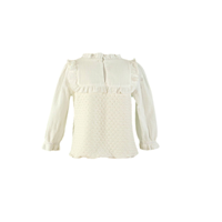 CONJUNTO DE BLUSA Y SHORT VERDE CON LAZO VICHY 24M