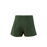 CONJUNTO DE BLUSA Y SHORT VERDE CON LAZO VICHY 24M