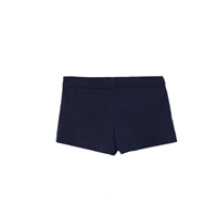 CONJUNTO BLUSA CON NIDO DE ABEJAS Y SHORT-FALDA AZUL MARINO 24M