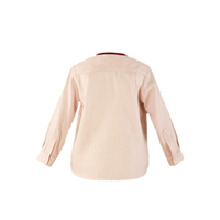 CONJUNTO CAMISA VICHY CON RIBETE Y SHORT MARRON 24M