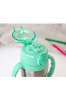 BOTELLA KIOKIDS DRAGON VERDE 280ml ACERO INOX