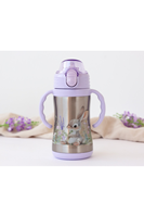 BOTELLA KIOKIDS CONEJITO LAVANDA 280ml ACERO INOX