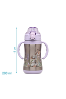 BOTELLA KIOKIDS CONEJITO LAVANDA 280ml ACERO INOX