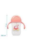 TAZA APRENDIZAJE ROSA 300ML PP STEP 3 KIOKIDS