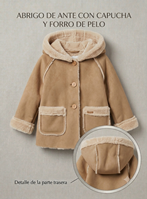 ABRIGO PELLIZA ANTELINA CAMEL 24M