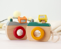 CAMARA FOTOS MADERA KIOKIDS 10X9 CM