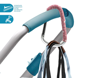 GANCHO PARA CARRITOS ROSA kiokids