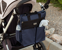 BOLSO BANDOLERA DE MATERNIDAD AZUL MARINO