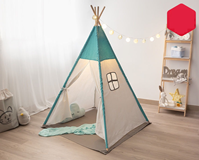 TEEPEE AZUL KIOKIDS 100X100X160CM