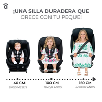 SILLA AUTO AUSTEN 2 NEGRO I SIZE 40-150CM