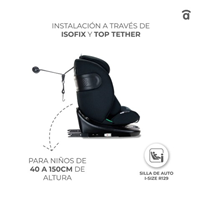 SILLA AUTO AUSTEN 2 NEGRO I SIZE 40-150CM