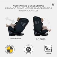 SILLA AUTO AUSTEN 2 NEGRO I SIZE 40-150CM