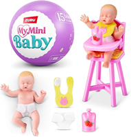 Bola Sorpresa My Mini Baby Serie 2, con muñeco, accesorio y certificado de nacimiento