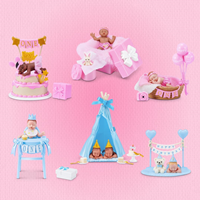 Bola Sorpresa My Mini Birthday, con muñeco y accesorios coleccionables 10 cm