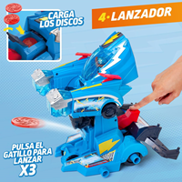 Figura Superthings Transformable Robot Fighter Kid Kazoom. Dos modos Vehiculo y Robot.