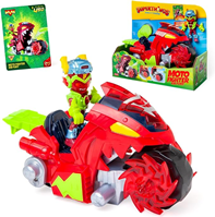 Moto Fighter Kid Fury Superthings. Dos modos de ataque. Carga el disco en la lanzadera y ataca.