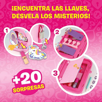 Estudio de uñas maletin viaje Funlockets Incluye 20 sorpresas. 
