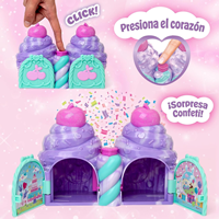Figura Cherry Pets Confetti Cupcakes Bunny Twins. Incluye 2 figuras exclusivas accesorios y bolsa de confeti.