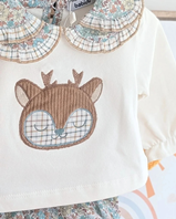 CONJ RANITA BEBE NIÑA + CAMISETA ATARDECER  12M