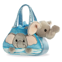 BOLSO ELEFANTE AZUL 21CM