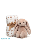 CONEJO 100X100 MANTITA MARRON