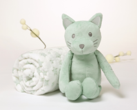 GATO 100X100 MANTITA VERDE