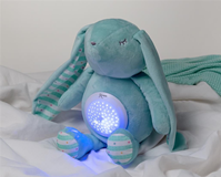 PELUCHE CONEJO LUZ Y SONIDO