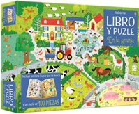 Libro y Puzzle En la granja 100 pzas