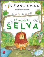 El rey de la selva. Pictogramas