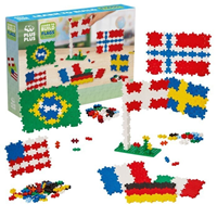 Learn to Build: Banderas del Mundo PLUS PLUS (Novedad)