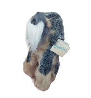 Peluche Perro Schnauzer gris 25 cm