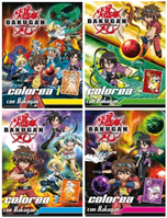 BAKUGAN COLOREA (4 TÍTULOS)