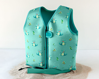 CHALECO COCODRILO NEOPRENO VERDE M 2-3 AÑOS