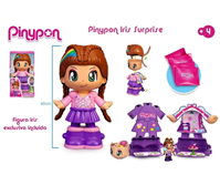 Pinypon figura Iris Surprise 40 cm. Con 8 sorpresas en su interior