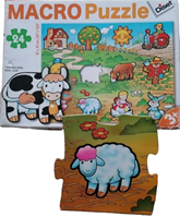 MACRO PUZZLE 24 PZAS GRANJA