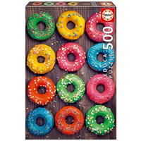 Puzzle Donuts de Colores 500 Piezas