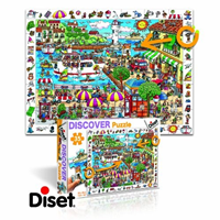 Puzzle puerto vacaciones, DISCOVER, 35 pzs