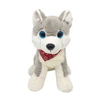 PERRO HUSKY PAÑUELO 36 CM