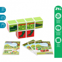 KIOKIDS BLOQUES MAGNETICOS 6 CUBOS