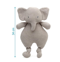 Peluche elefante gris de algodón 