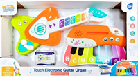 Set musical Organo y Guitarra con luces y sonidos 48x27 cm