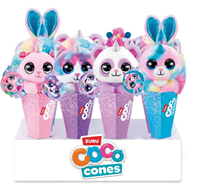 Peluche Coco Surprise Fantasy, 20 cm en cono