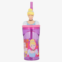 VASO FIGURITA 3D 360 ML DISNEY PRINCESS