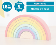 ARCOIRIS DE MADERA MONTESSORI