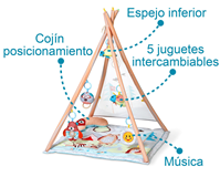 TEEPEE MANTITA SUELO DE ACTIVIDADES