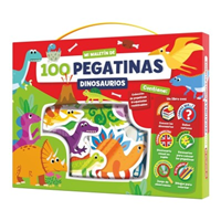 MALETIN 100 PEGATINAS - DINOSAURIOS