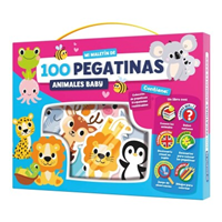 MALETIN 100 PEGATINAS - ANIMALES BABY